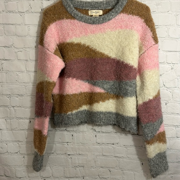 Jessica Simpson Sweaters - Jessica Simpson fuzzy crew neck sweater nwt